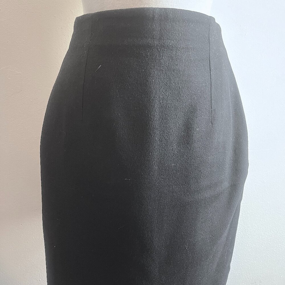 Vintage Lifetime Versace Black Pencil Skirt